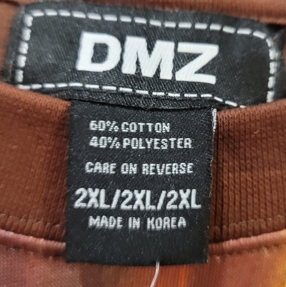 NWT! D M Z  Mens Brown Short Sleeve Good Times Graphic Tee 2XL - Picture 2 of 7